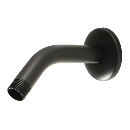 SHOWERSCAPE K150K0 6-Inch Shower Arm with Flange, Matte Black K150K0